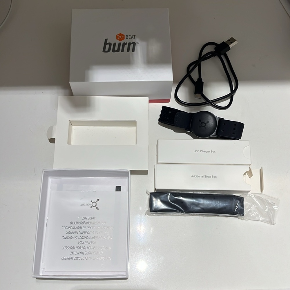 ORANGE THEORY 5.0 Beat Burn Heart Rate Monitor